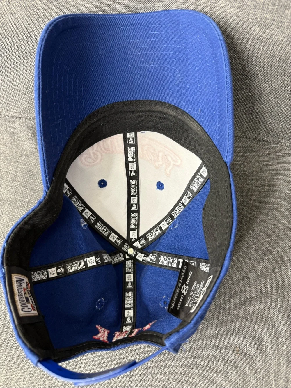 VS PINK Texas rangers baseball adjustable hat